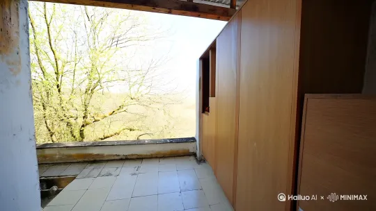 在那个被岁月温柔抚摸过的老宅里，有一间见证了无数家庭欢聚与日常琐碎的老厨房。它的墙壁上挂着斑驳的油渍，地砖也因年月的洗礼而显得黯淡无光。橱柜门开合时发出的吱嘎声，仿佛是时间轻轻的叹息，讲述着过往的故事。然而，这一切，在一个阳光明媚的春日早晨，迎来了翻天覆地的变化。

设计师以现代简约风格为蓝本，对这间承载着记忆的老厨房进行了彻底的改造。首先，墙面被重新粉刷成了清新淡雅的白色，搭配着原木色的橱柜，瞬间提升了空间的明亮感与温馨氛围。橱柜门换上了简洁流畅的线条设计，无把手的设计不仅美观，更减少了厨房中的卫生死角，实用与美观并存。

地面则铺设了耐磨易清洁的灰色瓷砖，既耐脏又显高级，与整体色调完美融合，营造出一种低调而不失格调的空间感。照明方面，设计师巧妙地安装了嵌入式LED灯带和简约吊灯，柔和的光线洒满每一个角落，让烹饪时光变得更加温馨而惬意。

为了符合现代生活的需求，厨房内增设了一体式集成灶，不仅吸烟效率高，还大大节省了空间。智能触控面板，让操作更加简便快捷。同时，还配备了高效节能的嵌入式冰箱和洗碗机，这些现代化家电的加入，极大地提升了厨房的实用性和便捷性，让烹饪不再是负担，而是一种享受。

在细节上，设计师也没有忽视。开放式的架子被用来展示精美的餐具和厨具，既方便取用，又成为了厨房中的一处装饰亮点。墙上挂着几幅简约风格的画作，为这方小天地增添了几分艺术气息。窗台上摆放着几盆绿意盎然的植物，为厨房带来生机与活力，让人在烹饪的同时也能感受到自然的美好。

经过这番改造，老厨房焕然一新，从陈旧不堪转变为现代简约的典范。它不再仅仅是准备食物的地方，更是家人交流情感、享受生活的温馨空间。每一次踏入这片区域，都能感受到一股由内而外散发出的清新与舒适，仿佛时间在这里被赋予了新的意义，让家的味道更加浓厚，生活也因此而更加美好。 by Hailuo AI Video Generator