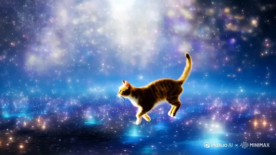 一只星罗猫跳科目三舞蹈[左移,上升] by Hailuo AI Video Generator