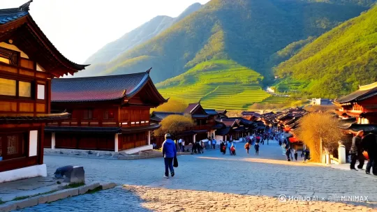北京吉普212从丽江古城到芒康县城沿路的风景。 by Hailuo AI Video Generator