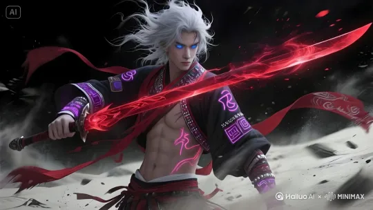 时间运镜，环绕旋轴
角，
绕着人物旋转，跟随环
头旋转切换远景 by Hailuo AI Video Generator