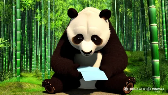 大熊猫带货纸巾 by Hailuo AI Video Generator