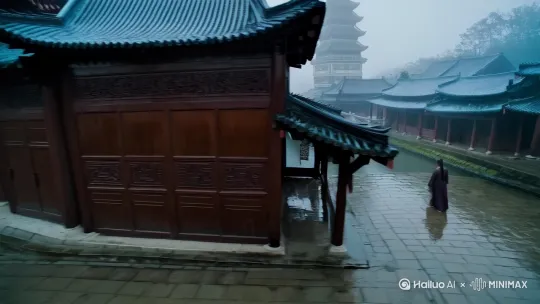 江南烟雨古风小镇 by Hailuo AI Video Generator