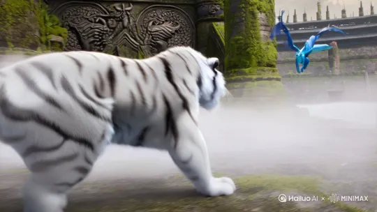 白虎青龙大战 by Hailuo AI Video Generator