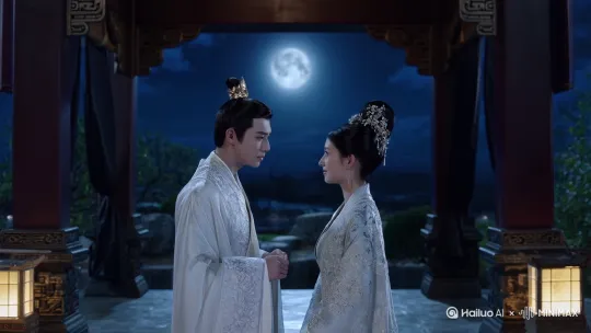 古风，玄幻，爱恨情仇,音乐，男女主人公，打也不行，骂也不行，亲吻在一起 by Hailuo AI Video Generator