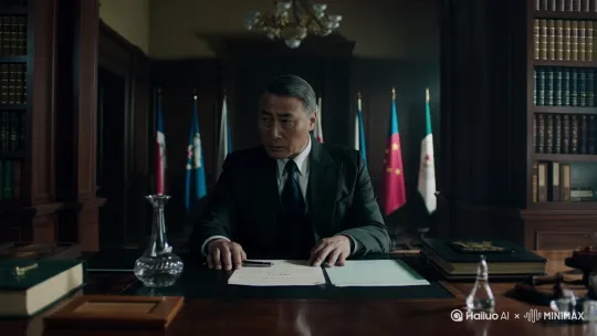 当下，如果你向一些人讨论关于阻止战争的时候，会碰到一些中年男子的反对说：“战争永远不会停止，那是违背人类本性的。”这个世界上的男人，嘴上大多酷爱战争，他们甚至憎恨没有战争的世界。他们习惯自我神圣化，他们有一种英雄主义的自我感觉。当下，也具有这种倾向的巨大风险。比如，美国不接受具象法，抽象的权利，在懂王回归后，战争的选项，最后都成为单一力量的对抗表达。所有的大国，都到了自身难保的时候了。战争是共同选择，都是国家利益而已。黎涛 by Hailuo AI Video Generator