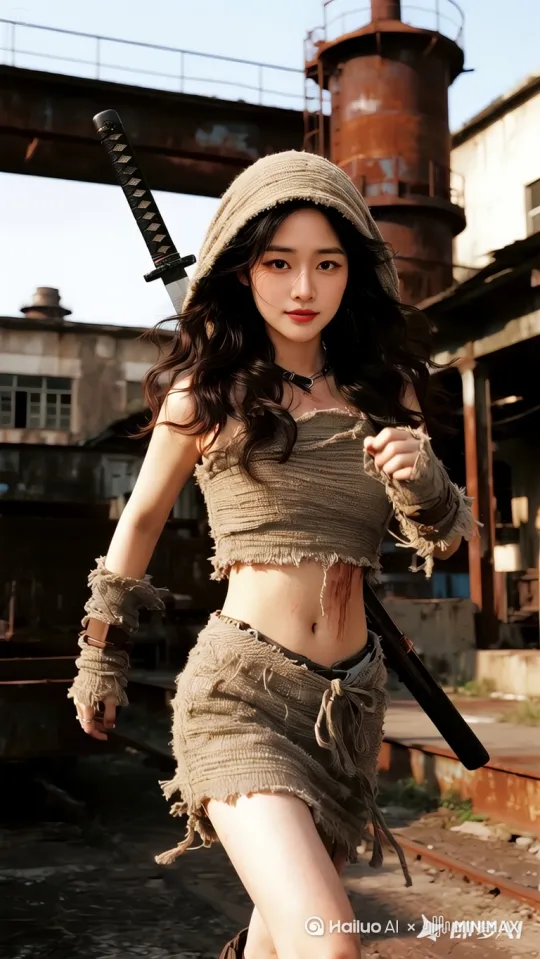 人物急速往前跑动作自然真实[右移,左摇,跟随] by Hailuo AI Video Generator