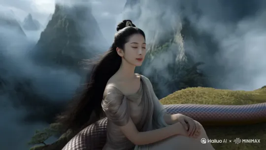 山海经中的女娲 by Hailuo AI Video Generator