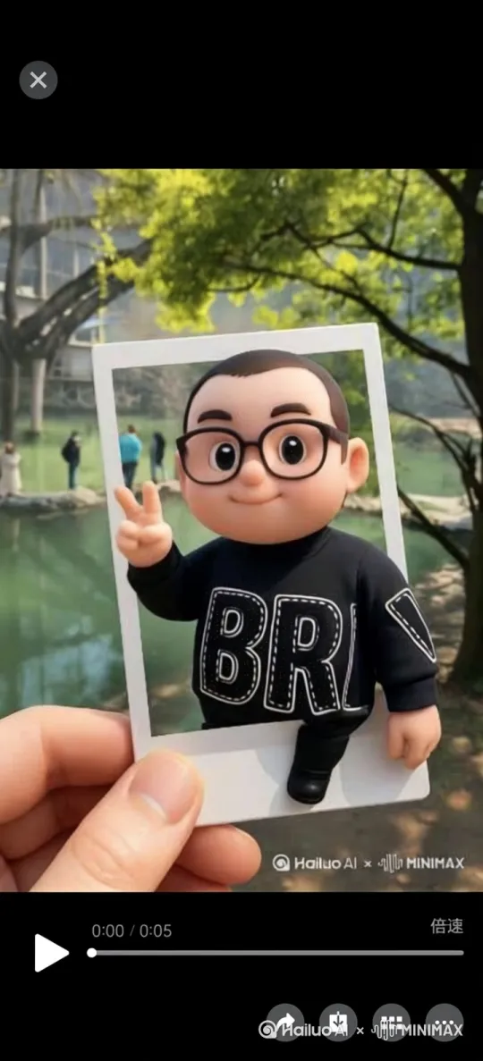 生成图片中的人物玩滑滑梯，在天空飞翔等自由玩耍的一段动画视频 by Hailuo AI Video Generator