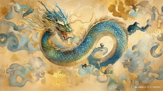 青龙、白虎、朱雀、玄武、狐狸、仙鹤 by Hailuo AI Video Generator