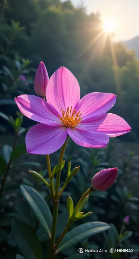 向上开花 by Hailuo AI Video Generator