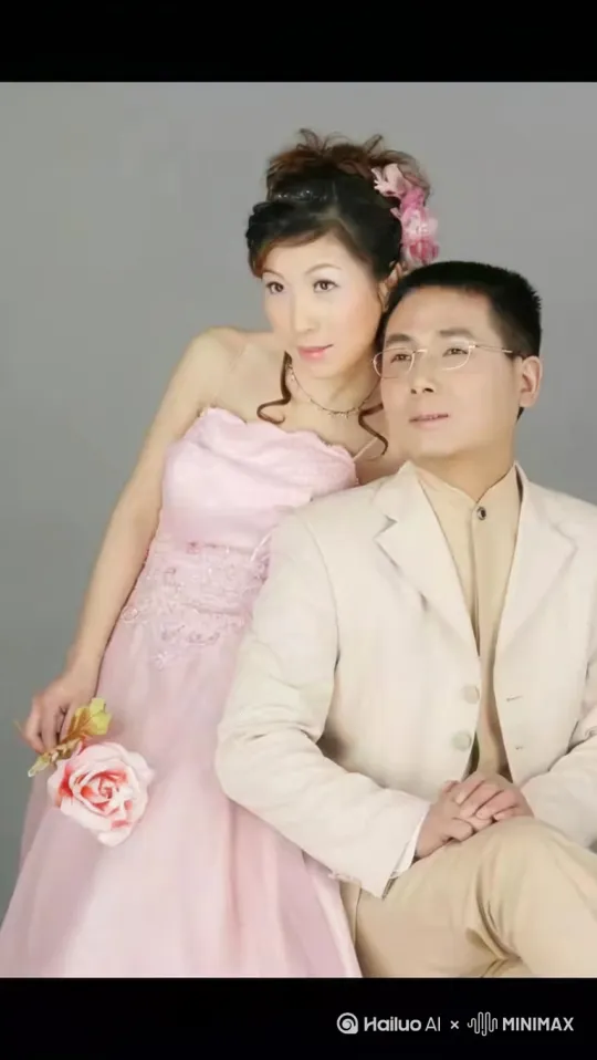 男主坐在椅子上抱着女孩在自己的大腿上让女孩做高难度的后弯腰，女孩的腰真的又细又软，轻松的居然能头贴着她自己的臀部 by Hailuo AI Video Generator