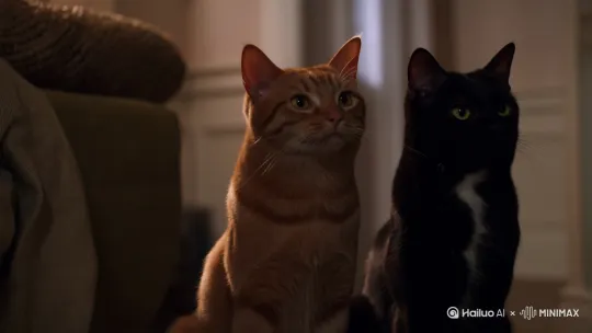 一个一个半猫大喊周三周三周三周三。 by Hailuo AI Video Generator