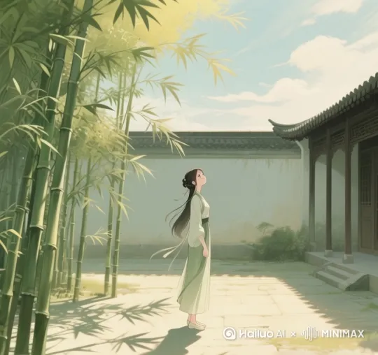 镜头向前[推进]，镜头[左移,右摇,跟随]站着[固定镜头] by Hailuo AI Video Generator