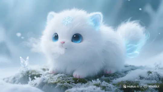 图图中的小猫眼睛眨一眨的 耳朵一动一动的 尾巴摇一摇 抬起右脚摸摸头 打个滚儿 天空下着雨 镜头一直锁定着 猫的表情动作固定 画面清晰高清 动作细腻 老婆都拉满天空下着雨下着 by Hailuo AI Video Generator