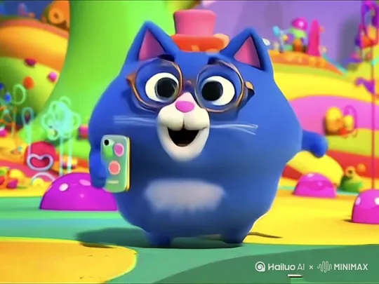 让让这只猫说，如何判断你的兄弟有没有救，如果他天天给你发猎奇AI小视频，那说明他真的没救了 by Hailuo AI Video Generator