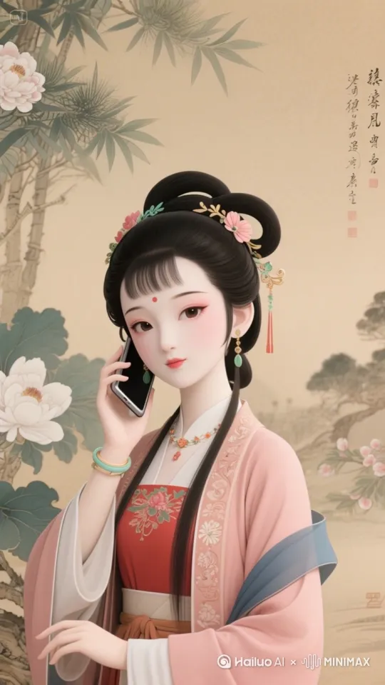 [跟随,变焦推进]人物在打电话 by Hailuo AI Video Generator