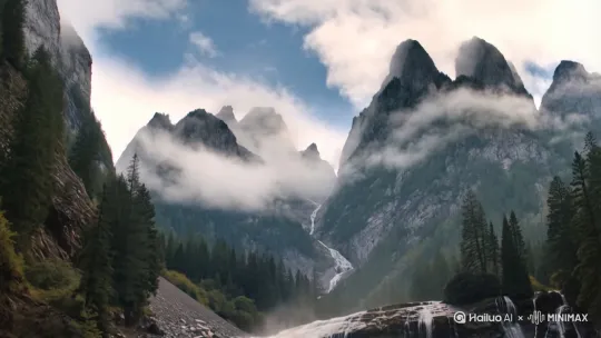 高山流水 by Hailuo AI Video Generator