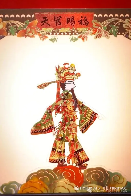 让这个皮影打太极[推出,上升,下摇] by Hailuo AI Video Generator