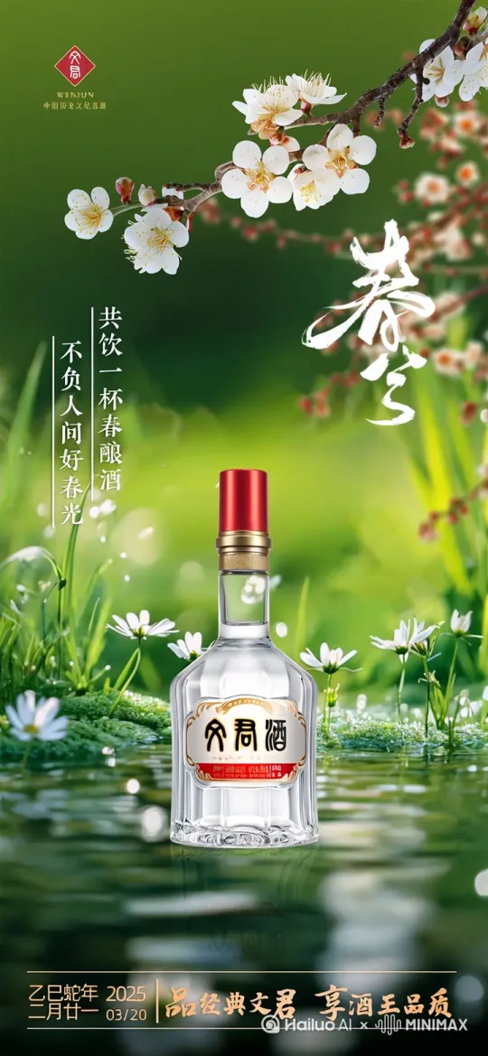 关羽喝文君酒 by Hailuo AI Video Generator