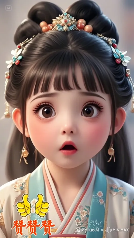 。让她飞起来[推出,上升,下摇] by Hailuo AI Video Generator