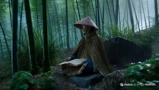 以一蓑烟雨任平生，也无风雨也无晴。当生则生，当死则死。风吹哪页看哪页 by Hailuo AI Video Generator