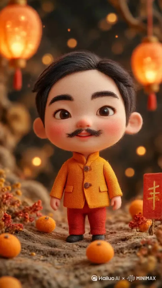 祝家人们身体健康，心想事成，开开心心 by Hailuo AI Video Generator