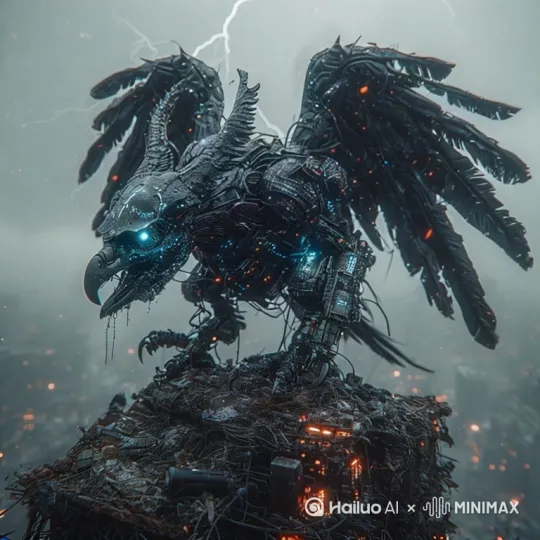 迈步踩在坦克上 by Hailuo AI Video Generator