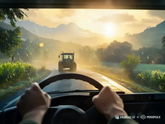 东方红拖拉机 by Hailuo AI Video Generator
