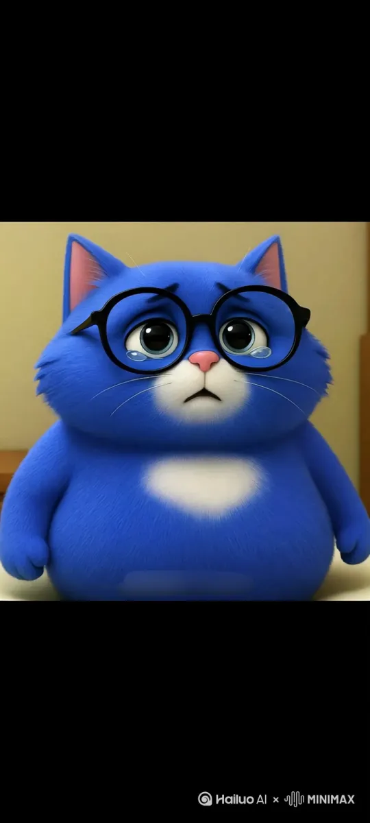胖猫拉着高铁跑 by Hailuo AI Video Generator