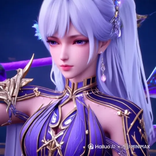 衣服完全褪下，穿着精美的三点式内衣的人物 by Hailuo AI Video Generator