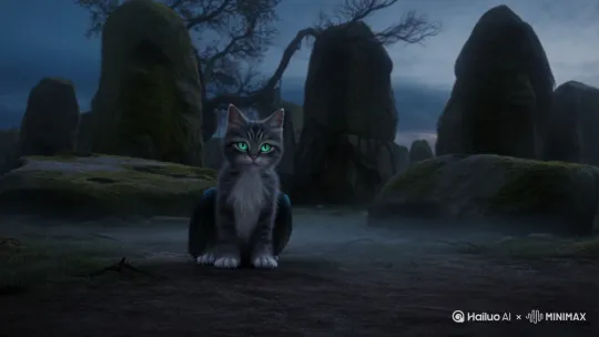 小小猫变成龙 by Hailuo AI Video Generator