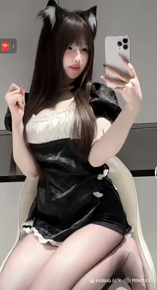 美女姐姐亲自己的脚 by Hailuo AI Video Generator