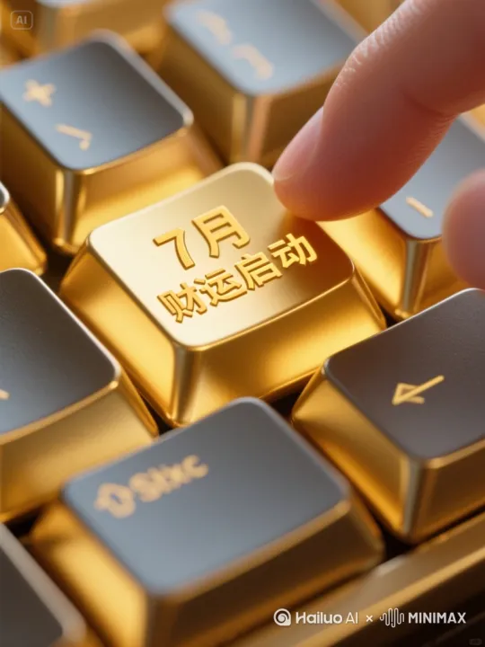 清脆的按一下键盘，啪一下飞出好多百元大钞[左移,右摇,跟随]
[左移,右摇,跟随] by Hailuo AI Video Generator