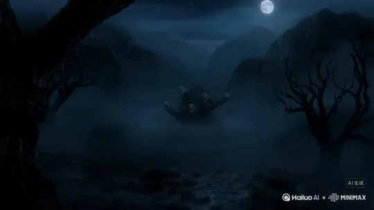 你可以帮我你可以帮我生成个视频吗？恐怖的山海经。 by Hailuo AI Video Generator
