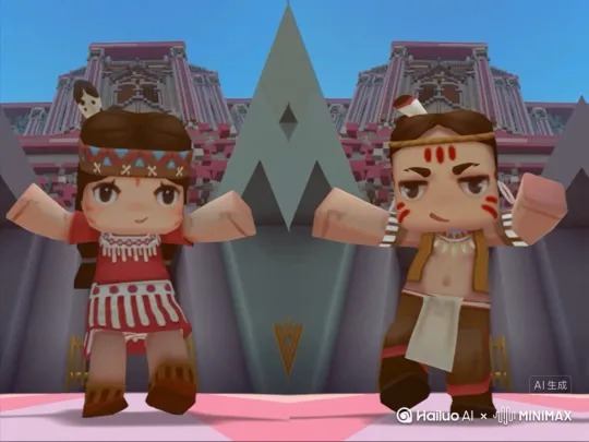 卡卡和妮妮亲亲抱抱妮妮我爱你卡卡 by Hailuo AI Video Generator