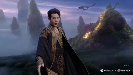 帮我生成一个山海经音乐蔡徐坤版 by Hailuo AI Video Generator