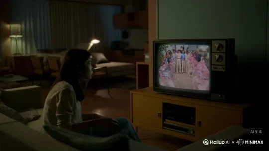 周雨桐的手指在旧货市场的一堆杂物间游移，灰尘在午后阳光中飞舞。她的指甲在一盒录像带上停住了——没有标签，没有记号，只有一层薄薄的灰。

"这是什么？"她自言自语地拿起那盒录像带，塑料外壳冰凉得不像夏天的温度。

"别碰那个。"摊主是个满脸皱纹的老人，眼睛浑浊得像蒙了一层雾，"那东西不该在这里。"

周雨桐反而被勾起了兴趣："多少钱？"

老人摇头，但当她掏出五十元纸币时，那双苍老的手还是接了过去。录像带被塞进她包里时，她莫名打了个寒颤。

"你买这破玩意干嘛？"闺蜜林小曼在视频通话里翻了个白眼，"现在谁还用录像带啊？说不定里面是二十年前的春晚。"

周雨桐把录像带放在茶几上，公寓的灯光在塑料外壳上投下诡异的反光。"不知道，就是感觉...它好像在叫我。"

当晚十一点，周雨桐独自在家，终于忍不住把录像带塞进了那台从父母家搬来的老旧录像机。屏幕先是雪花，然后突然跳出一段模糊的画面——一个上世纪七八十年代的家庭聚会，人们穿着喇叭裤和花衬衫，在镜头前举杯。

"1978年5月..."画面角落有行日期，周雨桐凑近屏幕。突然，画面中的所有人都转向镜头，他们的笑容凝固在脸上，眼睛变成了漆黑的空洞。

"啊！"周雨桐猛地后仰，撞在沙发靠背上。画面又恢复了正常，仿佛刚才的恐怖一幕只是她的错觉。但当她再次看向屏幕时，发现宾客中多了一个人——一个穿红裙子的小女孩，直勾勾地盯着镜头。

录像带发出刺耳的噪音，画面开始扭曲。周雨桐伸手想关掉录像机，却发现自己的手指穿过了电源键。房间的温度骤然下降，她的呼吸在空气中凝结成白雾。

"这不可能..."她颤抖着声音说。

画面定格在小女孩的脸上，那双眼睛突然眨了一下。周雨桐尖叫着拔掉了电源，整个公寓陷入黑暗。

第二天早晨，周雨桐在沙发上醒来，阳光照在仍然插着电的录像机上。她头痛欲裂，完全不记得自己是怎么睡着的。

"一定是工作太累了。"她揉着太阳穴走向浴室。镜子里的自己眼下挂着浓重的黑眼圈。她打开水龙头，水流起初是浑浊的锈色，然后变成了暗红。

"啊！"她踉跄后退，撞上了浴室的玻璃门。再看向水龙头，流出的已经是清澈的自来水。

公司会议室里，周雨桐的PPT演示进行到一半，投影仪突然闪烁起来。同事们的脸在蓝光中变得扭曲，就像录像带里那样。她强撑着完成报告，手心全是冷汗。

"你还好吗？"主管关切地问，"脸色很差。"

"没事，可能有点感冒。"周雨桐勉强笑了笑。

当晚，她做了个梦。梦里那个红裙子的小女孩站在她床边，湿漉漉的黑发贴在惨白的脸上。"你看见我了..."小女孩的嘴唇没有动，声音却直接在她脑海中响起，"现在轮到你了。"

周雨桐惊醒时，卧室的衣柜门缓缓打开，发出令人牙酸的吱呀声。月光下，一件红色的小裙子挂在最显眼的位置——她确定自己从来没有这件衣服。

"小曼，你得来我家一趟。"第二天一早，周雨桐在电话里的声音嘶哑得不像自己，"我可能...惹上什么不干净的东西了。"

林小曼赶到时，周雨桐已经看完了第三遍那盒录像带。她的眼睛布满血丝，茶几上散落着空咖啡罐。

"你疯了吗？"林小曼夺过遥控器关掉电视，"这明显有问题！"

"但我必须弄清楚..."周雨桐的眼神涣散，"她在跟我说话，小曼。那个小女孩...她说她是被遗忘的..."

林小曼摸了摸好友的额头："你发烧了。我们去看医生。"

"不！"周雨桐突然尖叫，"她就在这里！你看不见吗？"她指着墙角，那里只有一片阴影。

当晚，林小曼坚持留宿。深夜，周雨桐悄悄起床，再次播放了那盒录像带。这次画面完全不同——是她自己的公寓，镜头缓缓移动，最后停在她熟睡的卧室门前。门把手正在转动...

"啊！"一声尖叫从卧室传来。林小曼冲进去，发现周雨桐蜷缩在角落，指着空荡荡的床。

"她刚才就坐在那里！穿着红裙子，头发滴着水..."周雨桐的指甲深深掐进自己的手臂，"她说...下一个就是我。"

林小曼打开所有灯，公寓亮如白昼。"这里什么都没有，雨桐。你需要休息。"

但就在灯光照不到的走廊尽头，一双湿漉漉的小脚印正慢慢显现，从浴室一路延伸到周雨桐的卧室门口。

凌晨三点，周雨桐再次惊醒。这次不是梦——小女孩就站在她床边，冰冷的手指搭在她手腕上。水滴从小女孩的裙角滴落，在地板上积成一滩水洼。

"轮到你了..."小女孩的声音像是从水下传来。

周雨桐想尖叫，却发现自己的喉咙发不出声音。小女孩的脸突然裂开，露出里面另一张脸——那是周雨桐自己的脸，却带着她从未有过的狰狞笑容。

当林小曼被一声巨响惊醒冲进房间时，周雨桐已经不见了。窗户大开着，窗帘在夜风中飘动。地板上只有一滩水和几个小小的、湿漉漉的脚印，延伸到窗边然后消失了。

录像机自动启动，屏幕上雪花闪烁，然后出现了周雨桐的脸。她站在某个黑暗的空间里，身后隐约可见其他模糊的人影。她的嘴唇蠕动着，像是在说"救救我"，但没有任何声 by Hailuo AI Video Generator