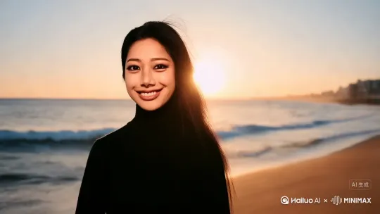 动起来 再海边跳舞 by Hailuo AI Video Generator