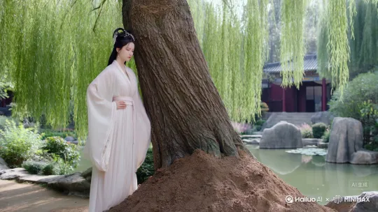林黛玉倒拔垂杨柳 by Hailuo AI Video Generator