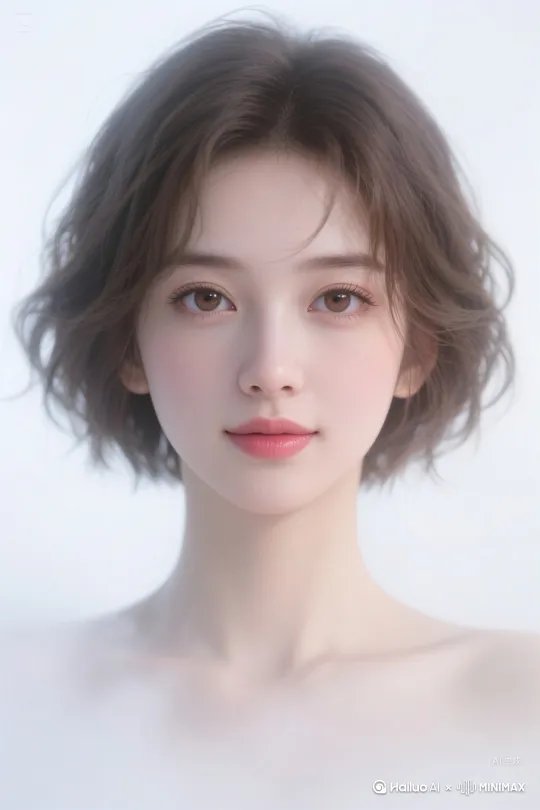 女生时而妩媚诱惑，时而闭眼沉醉 by Hailuo AI Video Generator