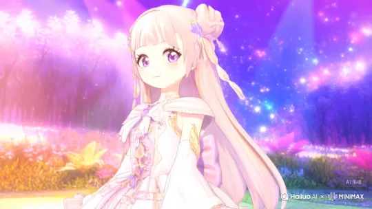 美女跳舞二次元 by Hailuo AI Video Generator