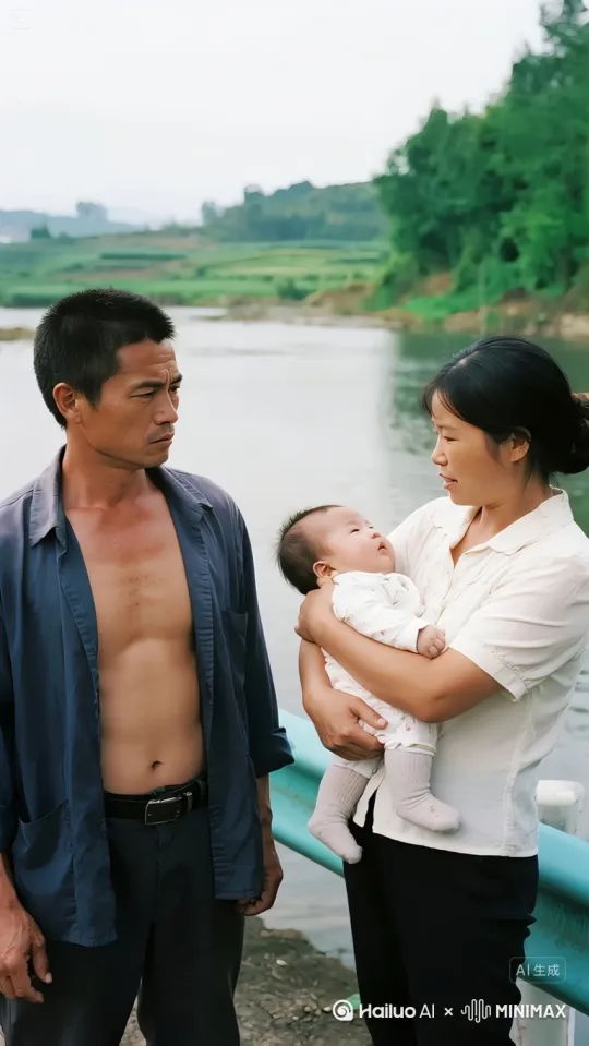 画面主体:身着现代简约服饰的年轻女性,表情决绝且冷厉,将怀中啼哭的幼儿快速推向右侧满脸怒容、眉头紧锁的男性。男性双手僵硬接过孩子,脖颈青筋暴起,嘴角下拉呈明显愤怒神态。
场景环境:河边场景,有道路,整体为现代风格。
动作细节:女性将孩子快速交给右边男性后,扭头跳入河中,在水面上跑步(呈现“轻功水上漂”效果),水面荡起波纹,动作连贯自然。然后画面转到跳上屋顶,在房子上面飞檐走壁!
特效氛围:突出轻功效果,水面波纹真实,整体画面符合现代背景下的轻功演绎。
镜头运镜:(加强优先展现女性递孩子)、跳河、水上跑步和飞檐走壁等动作,镜头切换流畅,突出“轻功水上漂”“飞檐走壁”的核心画面。 by Hailuo AI Video Generator