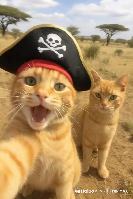 海盗狗小猫 by Hailuo AI Video Generator