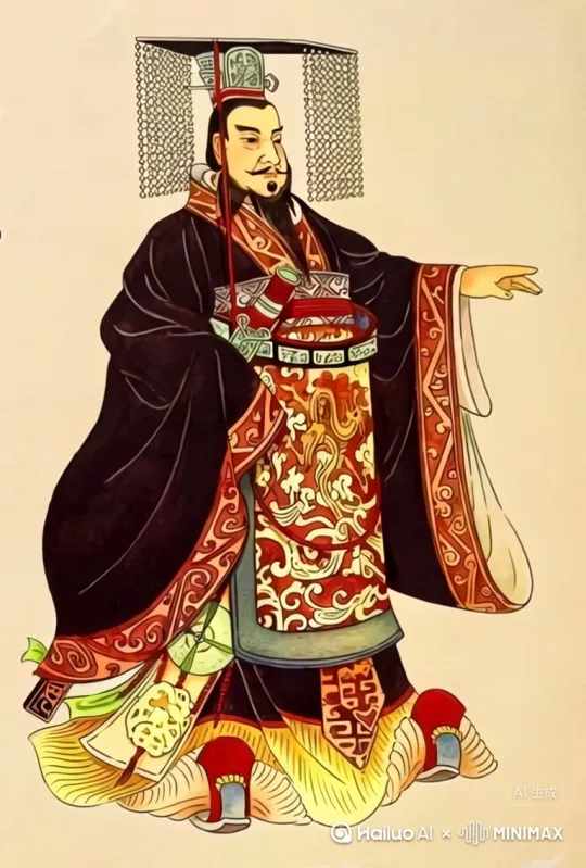 图中是秦始皇，帮我生成很多只这样重复的秦始皇，然后让他们堆叠，一个个垒起来，然后在长城上面奔跑。 by Hailuo AI Video Generator