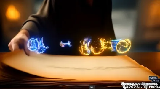 镜头切换：魔法师站在魔法阵中心，轻轻挥动魔法杖，杖尖指向房间的四角，彩色雨滴再次从窗外飘入，这次雨滴中蕴含着更强大的能量。

彩色雨滴汇聚：魔法师轻声念出咒语，雨滴仿佛受到召唤，纷纷向他手中的魔法杖汇聚。雨滴在空中形成了一条条彩色的光线，最终在杖尖汇聚成一颗巨大的彩色水晶球。

水晶球的魔法效果：水晶球闪烁着耀眼的光芒，内部似乎有无数的魔法元素在旋转。魔法师轻轻转动水晶球，球内展现出不同的魔法场景，如火山喷发、海洋波涛、森林生长等，仿佛整个世界都被浓缩在了这颗水晶球中。

镜头结束：魔法师微微一笑，将水晶球轻轻抛向空中。水晶球在空中划出一道优美的弧线，然后缓缓落下，最终消失在魔法阵的中心，留下一片神秘的光芒。整个房间再次恢复平静，但空气中依然弥漫着魔法的气息，仿佛在等待下一次魔法的展开。 by Hailuo AI Video Generator