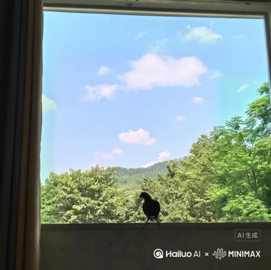 甲骨文 鸟 和谐 by Hailuo AI Video Generator