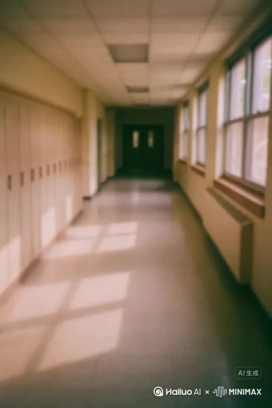 学校走廊 by Hailuo AI Video Generator