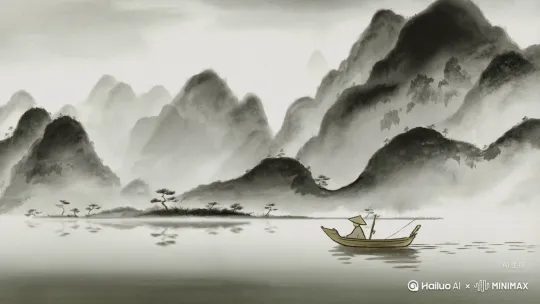 古风水墨画风格 by Hailuo AI Video Generator
