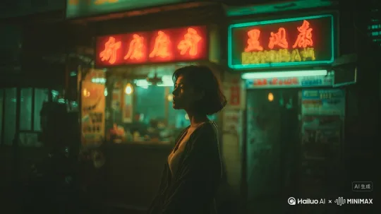 女孩跟随拉丁舞的音乐跳舞，有节奏的摇摆身体[右移,左摇,跟随] by Hailuo AI Video Generator