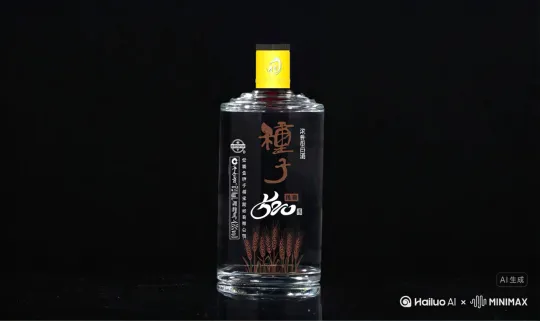 **核心优势：**  
1. **意象闭环**：  
   - **“向光生长”**精准承接广告片中种子破土、麦穗成星的视觉高潮，形成从“压抑现实”到“精神破局”的情绪闭环  
   - **“满上”**用酒桌高频动作词替代传统敬酒话术，消解说教感，唤醒消费者“自我犒赏”本能  要求酒水白的 by Hailuo AI Video Generator